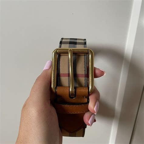 are Burberry belts real